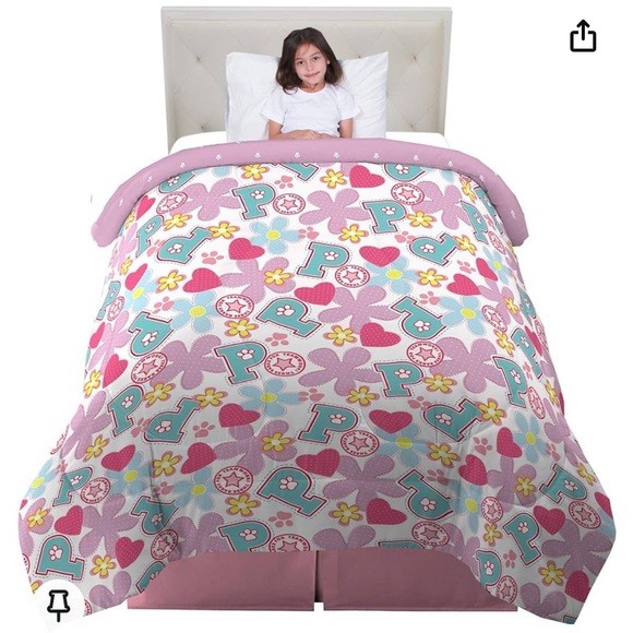 Paw Patrol Pink Twin/Full Reversible Bedding Set - Picture 2 of 5